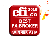 2013 CFI.co财经杂志<br>年度最佳亚洲外汇经纪商